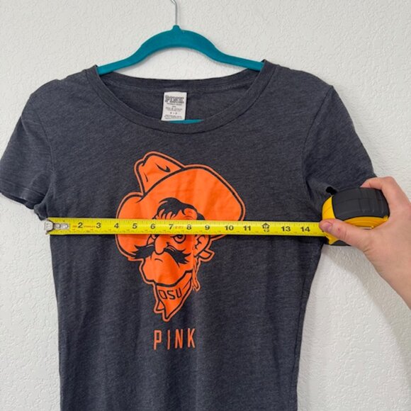 Oklahoma‎ State Tshirt Womens Size Small by Victoria Secret (PINK) EUC - Picture 3 of 8